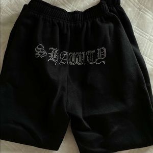 Rhinestone sweatpants